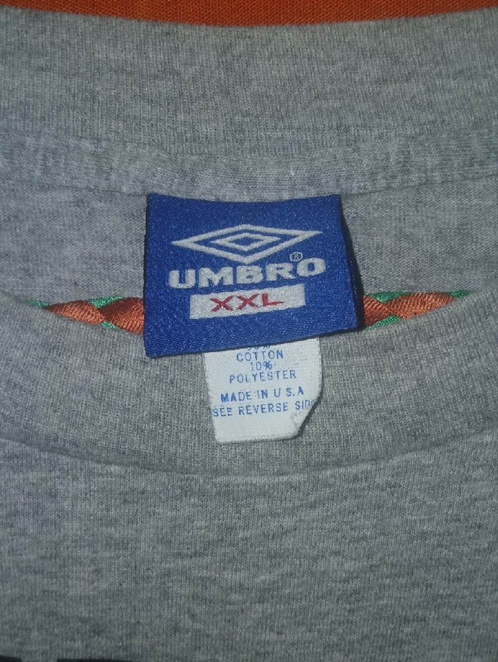 Umbro Vintage 90's 'UMBRO SOCCER' Short Sleeve Tee XXL - Picture 3 of 6